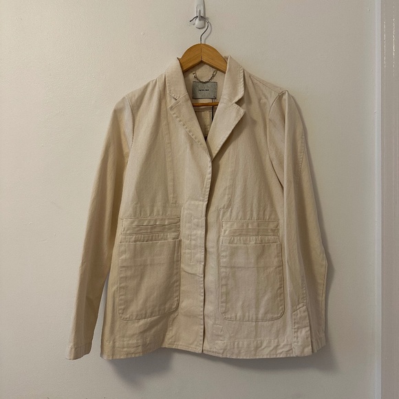 NWT Rachel Comey Quinz Cotton Blazer in NaturalSize 00